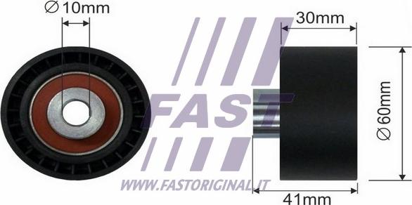 Fast FT44087 - Натяжна ролик, ремінь ГРМ autozip.com.ua