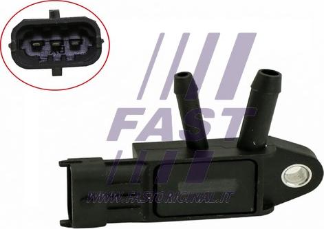 Fast FT54304 - Датчик, тиск вихлопних газів autozip.com.ua