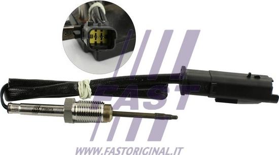 Fast FT80219 - Датчик, температура вихлопних газів autozip.com.ua