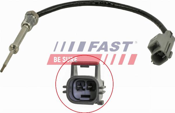 Fast FT80223 - Датчик, температура вихлопних газів autozip.com.ua