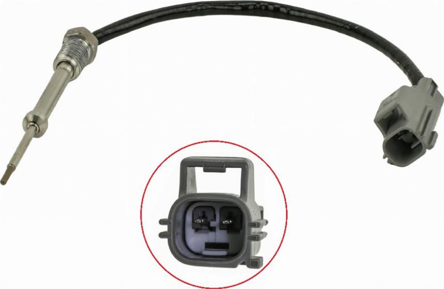 Fast FT80223 - Датчик, температура вихлопних газів autozip.com.ua