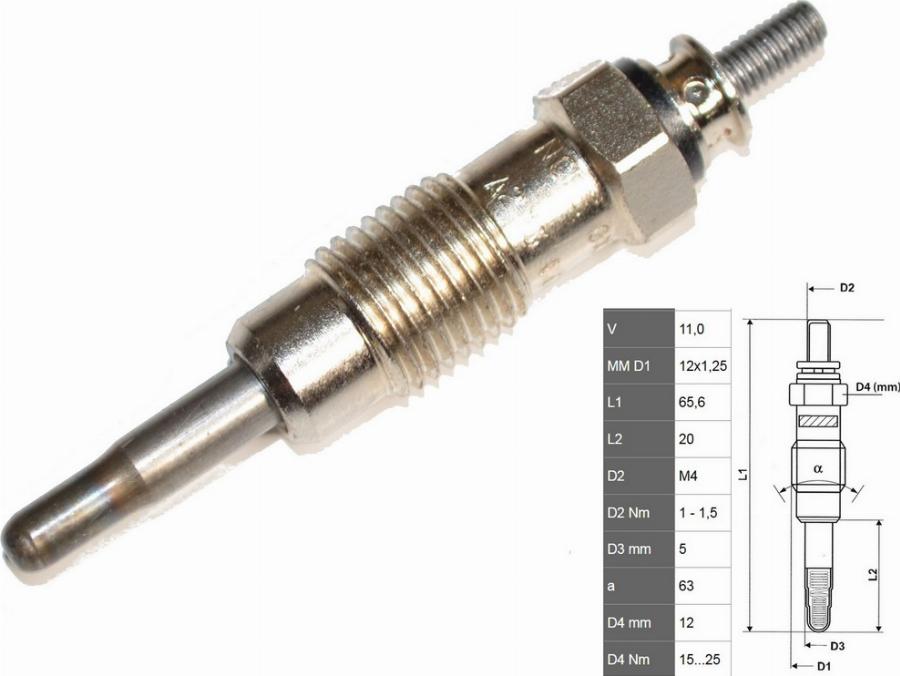 Fast FT82722 - Свічка розжарювання autozip.com.ua