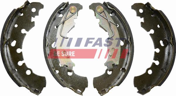 Fast FT30060 - Комплект гальм, барабанний механізм autozip.com.ua