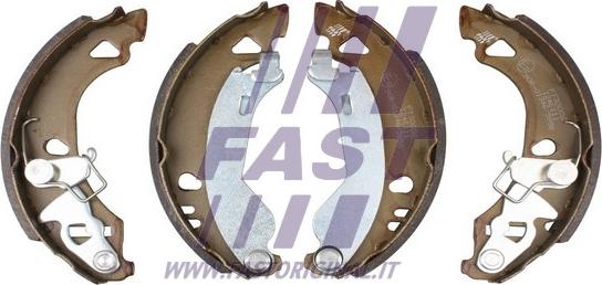 Fast FT30006 - Комплект гальм, барабанний механізм autozip.com.ua