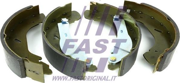Fast FT30011 - Комплект гальм, барабанний механізм autozip.com.ua