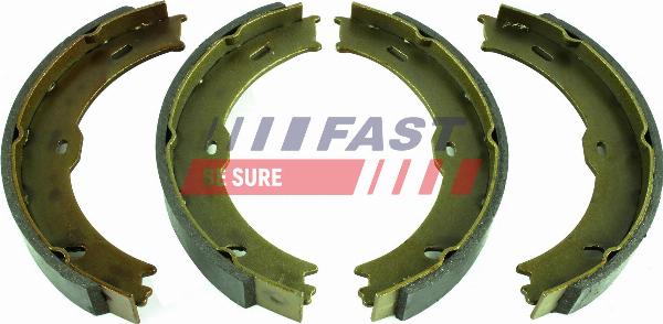 Fast FT30036 - Комплект гальм, барабанний механізм autozip.com.ua