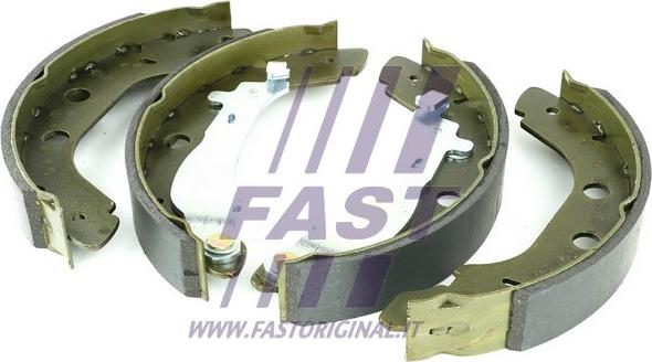 Fast FT30076 - Комплект гальм, барабанний механізм autozip.com.ua