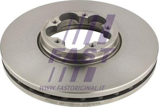 Fast FT31520 - Гальмівний диск autozip.com.ua