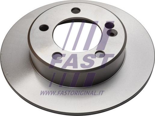 Fast FT31128 - Диск гальмівний задній RENAULT Master III 10-. NISSAN NV400 10-21. OPEL Movano B 10-21 autozip.com.ua