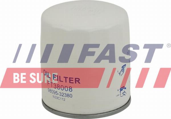 Fast FT38008 - Масляний фільтр autozip.com.ua