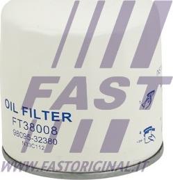 Fast FT38008 - Фільтр масляний Fiat-Citroen-Peugeot 2.2HDI 14- autozip.com.ua