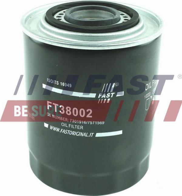 Fast FT38002 - Масляний фільтр autozip.com.ua