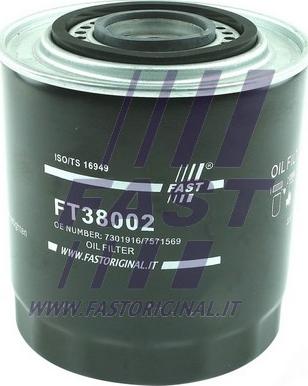 Fast FT38002 - Масляний фільтр autozip.com.ua