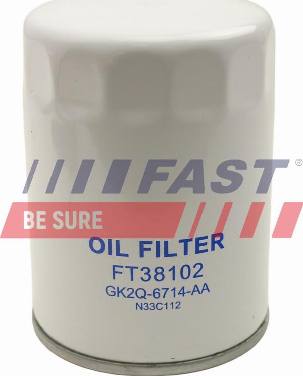 Fast FT38102 - Масляний фільтр autozip.com.ua