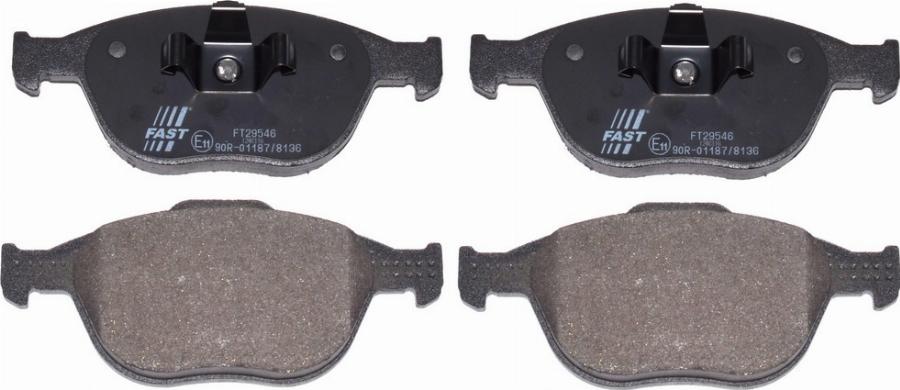 Fast FT29546 - Гальмівні колодки, дискові гальма autozip.com.ua