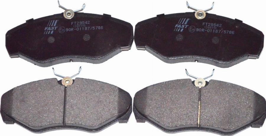 Fast FT29542 - Гальмівні колодки, дискові гальма autozip.com.ua