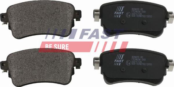 Fast FT29556 - Гальмівні колодки, дискові гальма autozip.com.ua