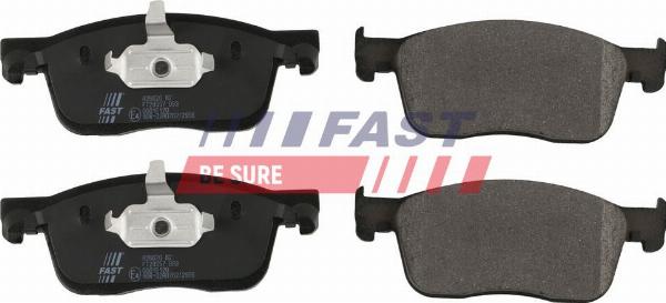 Fast FT29557 - Гальмівні колодки, дискові гальма autozip.com.ua