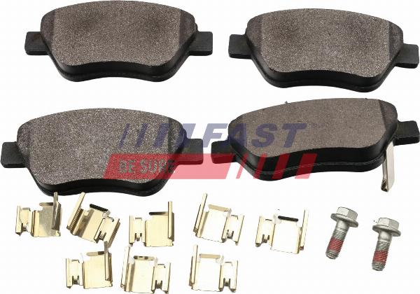 Fast FT29565 - Гальмівні колодки, дискові гальма autozip.com.ua