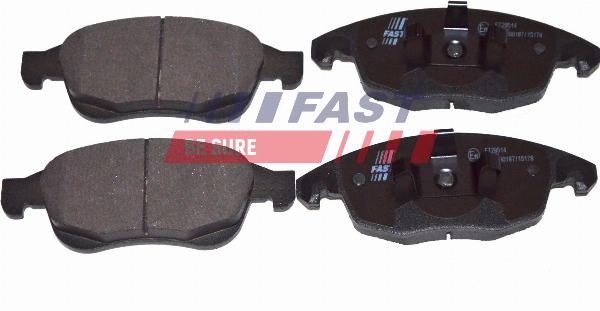 Fast FT29514 - Гальмівні колодки, дискові гальма autozip.com.ua