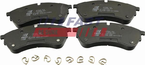 Fast FT29580 - Гальмівні колодки, дискові гальма autozip.com.ua