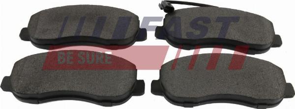 Fast FT29536HD - Гальмівні колодки, дискові гальма autozip.com.ua