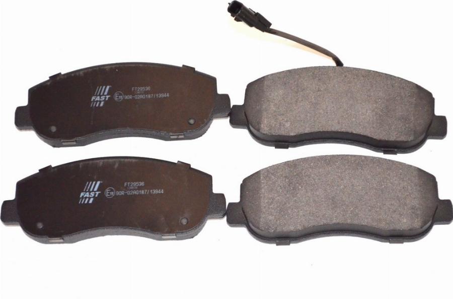Fast FT29536 - Гальмівні колодки, дискові гальма autozip.com.ua