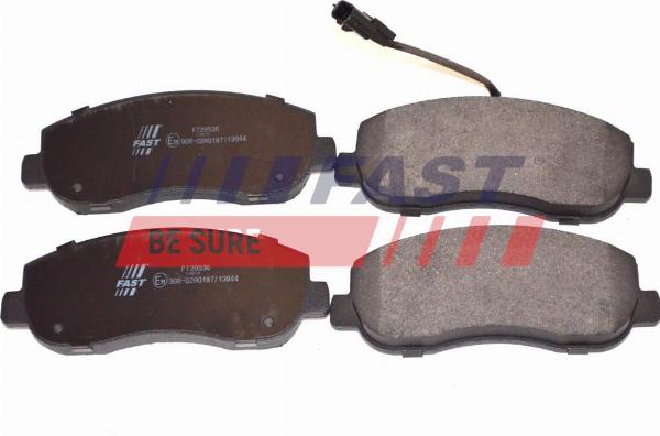 Fast FT29536 - Гальмівні колодки, дискові гальма autozip.com.ua