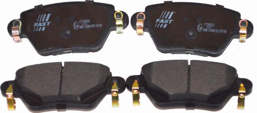 Fast FT29533 - Гальмівні колодки, дискові гальма autozip.com.ua