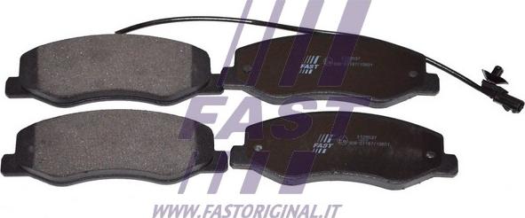 Fast FT29537 - Гальмівні колодки, дискові гальма autozip.com.ua