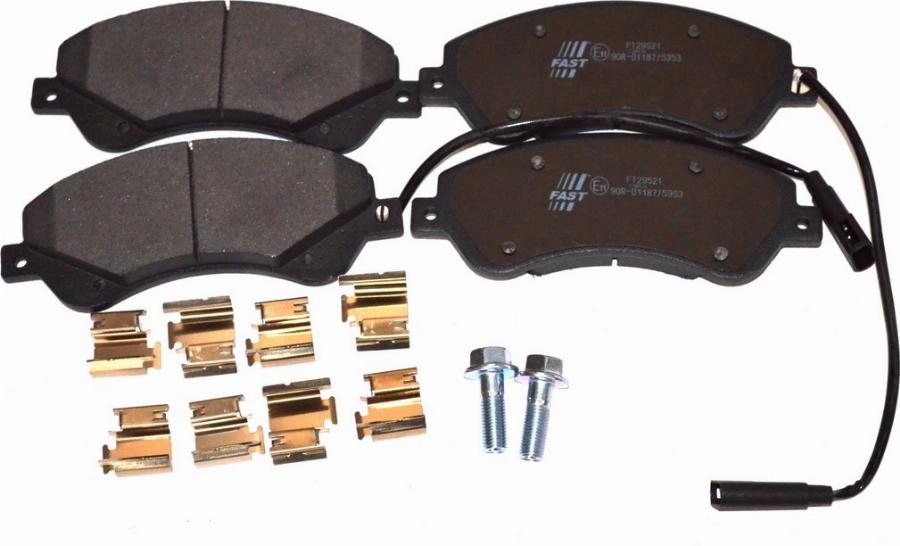 Fast FT29521 - Гальмівні колодки, дискові гальма autozip.com.ua