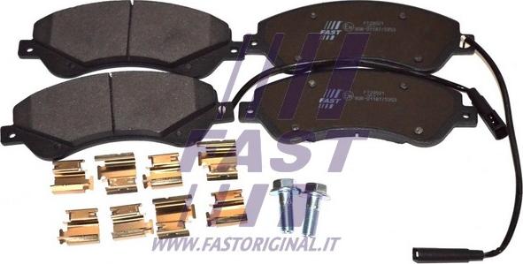 Fast FT29521 - Гальмівні колодки, дискові гальма autozip.com.ua