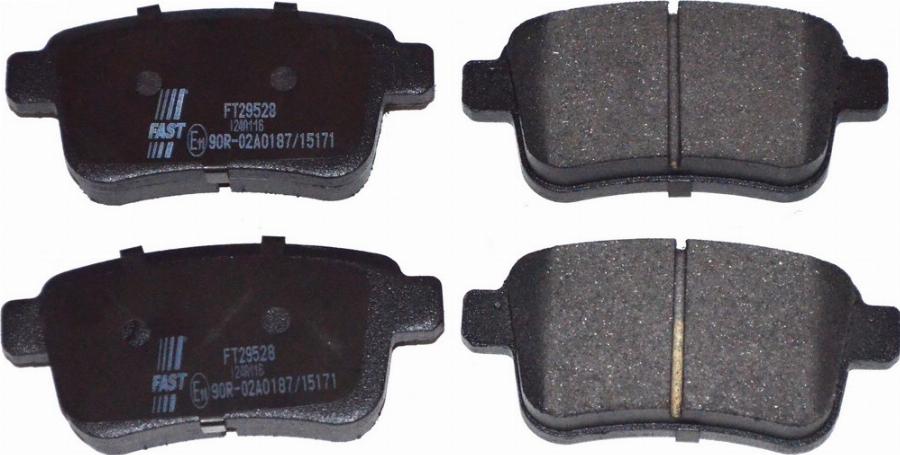 Fast FT29528 - Гальмівні колодки, дискові гальма autozip.com.ua