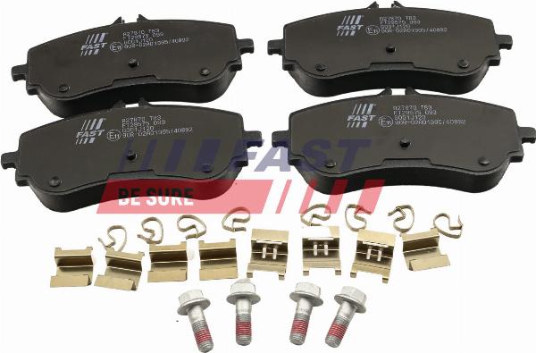Fast FT29575 - Гальмівні колодки, дискові гальма autozip.com.ua