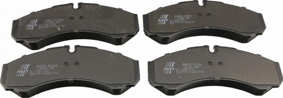 Fast FT29095 - Гальмівні колодки, дискові гальма autozip.com.ua