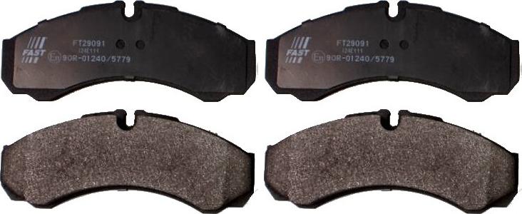 Fast FT29091 - Гальмівні колодки, дискові гальма autozip.com.ua