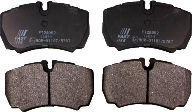 Fast FT29092 - Гальмівні колодки, дискові гальма autozip.com.ua