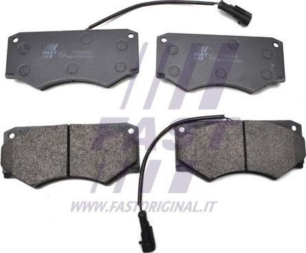 Fast FT29055HD - Гальмівні колодки, дискові гальма autozip.com.ua