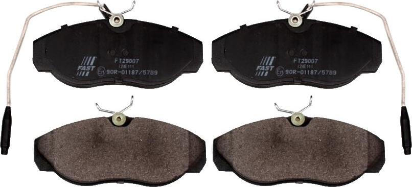 Fast FT29007 - Гальмівні колодки, дискові гальма autozip.com.ua