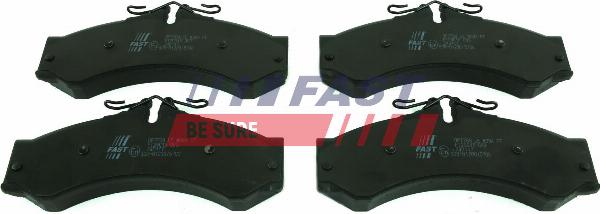 Fast FT29015 - Гальмівні колодки, дискові гальма autozip.com.ua