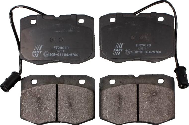 Fast FT29079 - Гальмівні колодки, дискові гальма autozip.com.ua