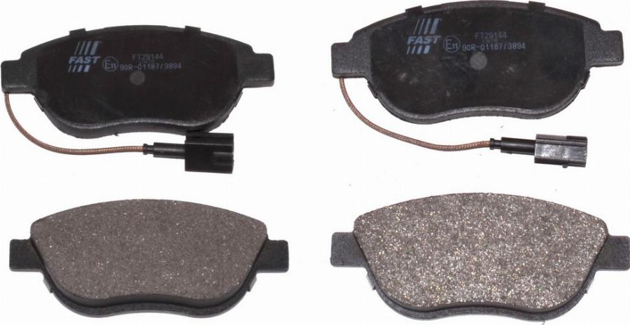 Fast FT29144 - Гальмівні колодки, дискові гальма autozip.com.ua