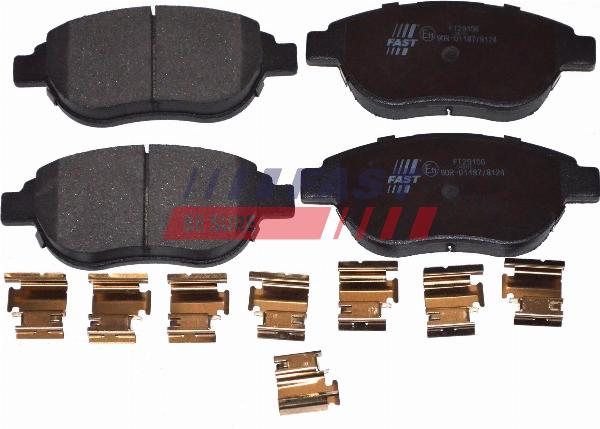 Fast FT29156 - Гальмівні колодки, дискові гальма autozip.com.ua