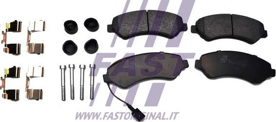 Fast FT29152HD - Гальмівні колодки, дискові гальма autozip.com.ua