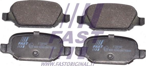 Fast FT29162 - Гальмівні колодки, дискові гальма autozip.com.ua