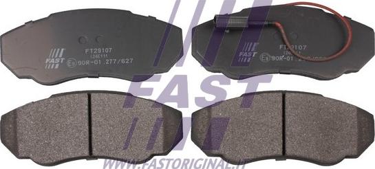 Fast FT29107 - Гальмівні колодки, дискові гальма autozip.com.ua