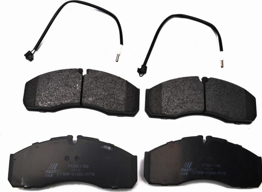 Fast FT29117HD - Гальмівні колодки, дискові гальма autozip.com.ua