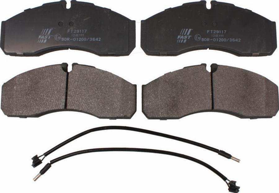 Fast FT29117 - Гальмівні колодки, дискові гальма autozip.com.ua