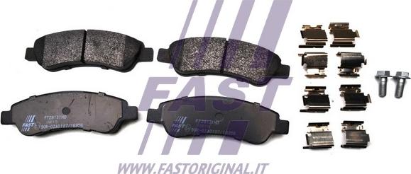 Fast FT29131HD - Гальмівні колодки, дискові гальма autozip.com.ua