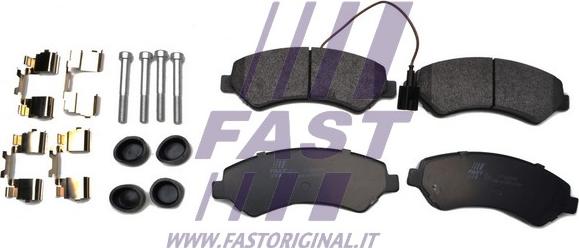 Fast FT29132HD - Гальмівні колодки, дискові гальма autozip.com.ua
